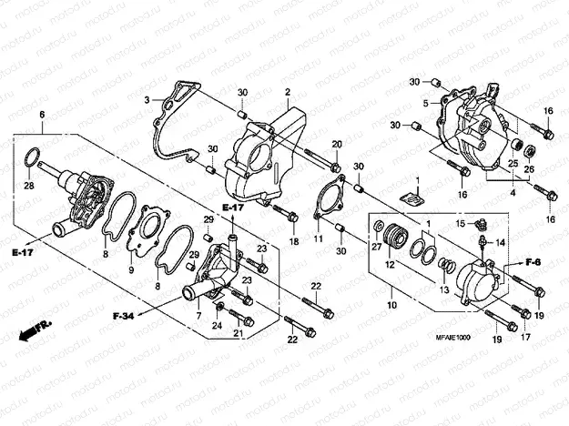 E-10 WATER PUMP
