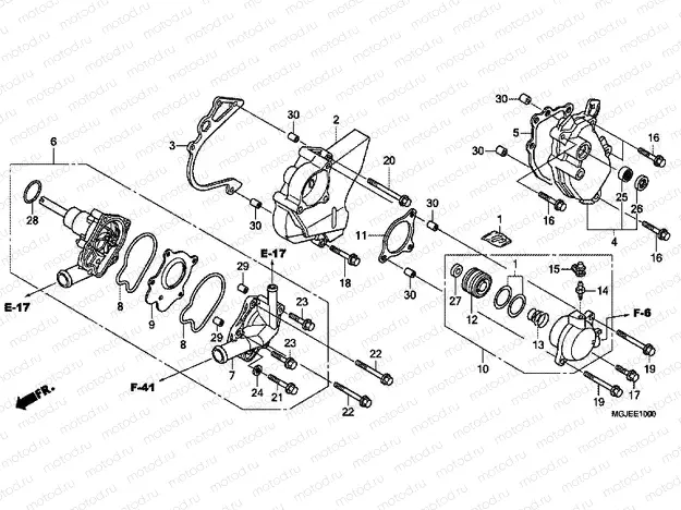 E-10 WATER PUMP