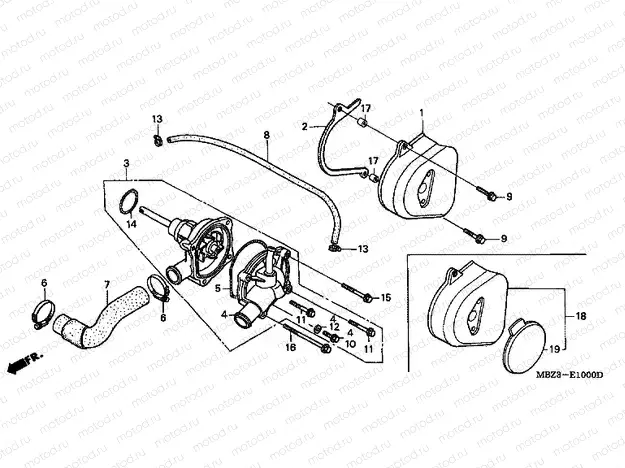 E-10 WATER PUMP