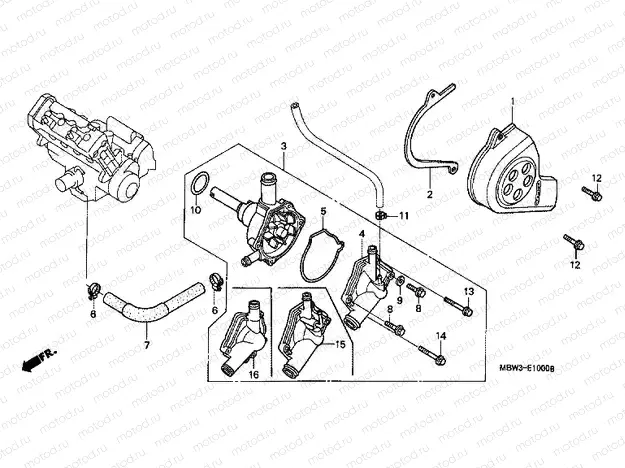 E-10 WATER PUMP