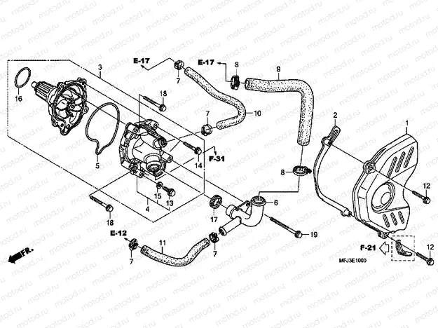E-10 WATER PUMP