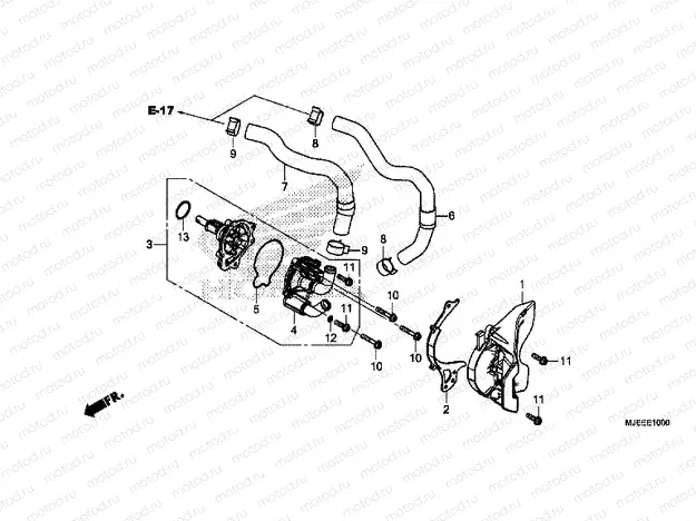 E-10 WATER PUMP