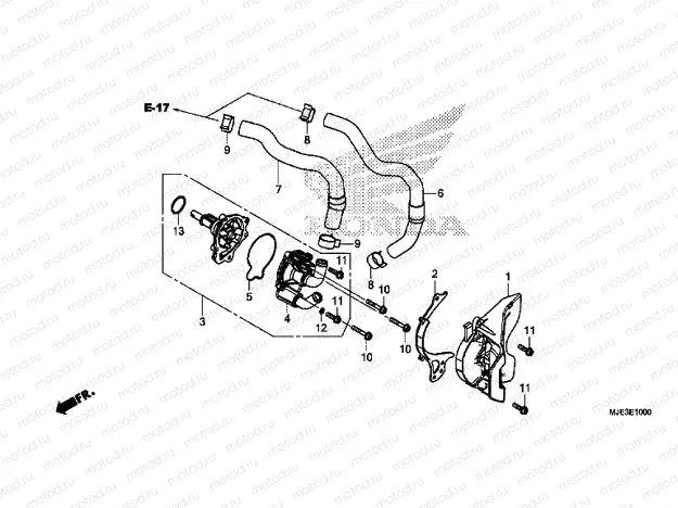 E-10 WATER PUMP
