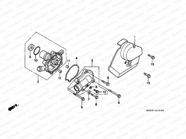 E-10 WATER PUMP