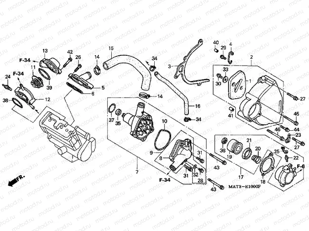 E-10 WATER PUMP (V)