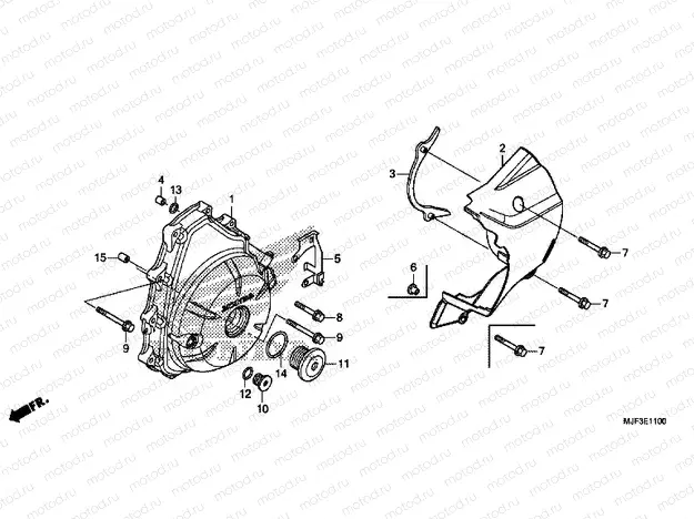 E-11 A.C. GENERATOR COVER
