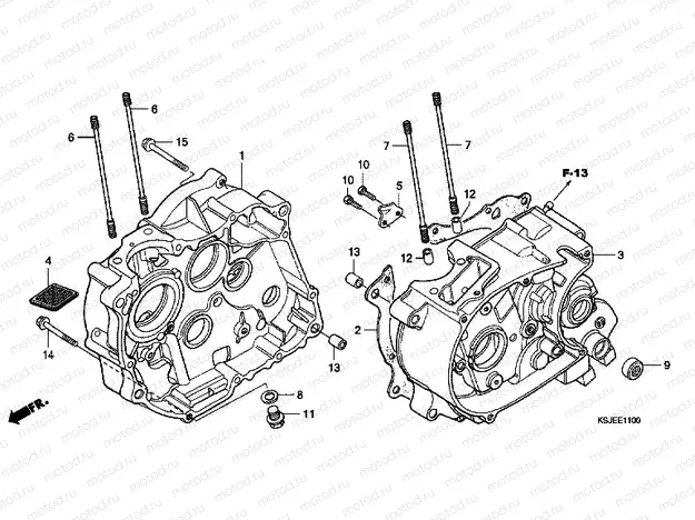 E-11 CRANKSHAFT (CRF80F)