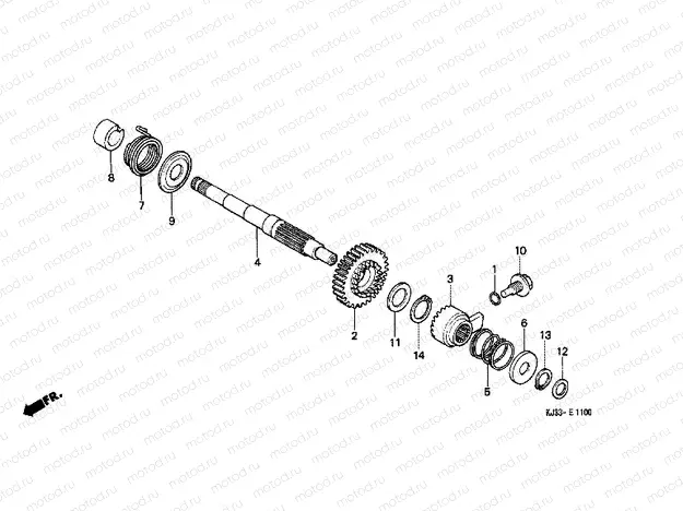 E-11 DRIVE SHAFT AXLE