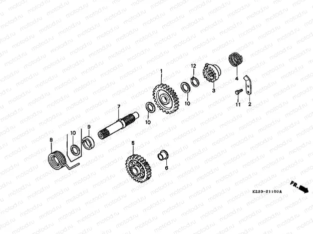 E-11 DRIVE SHAFT AXLE