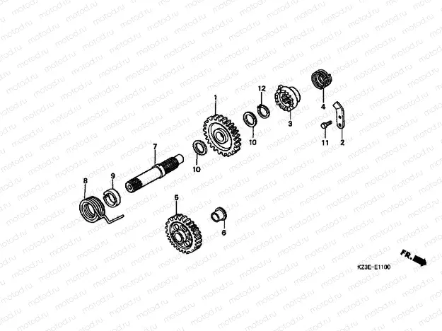 E-11 DRIVE SHAFT AXLE