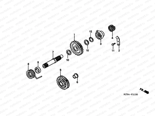 E-11 DRIVE SHAFT AXLE