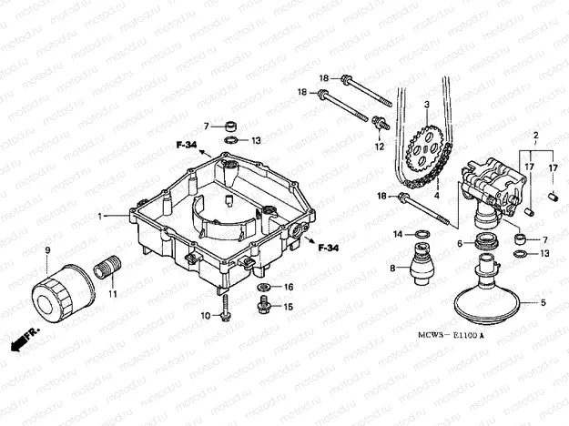E-11 OIL PUMP