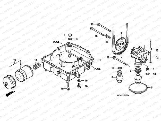 E-11 OIL PUMP