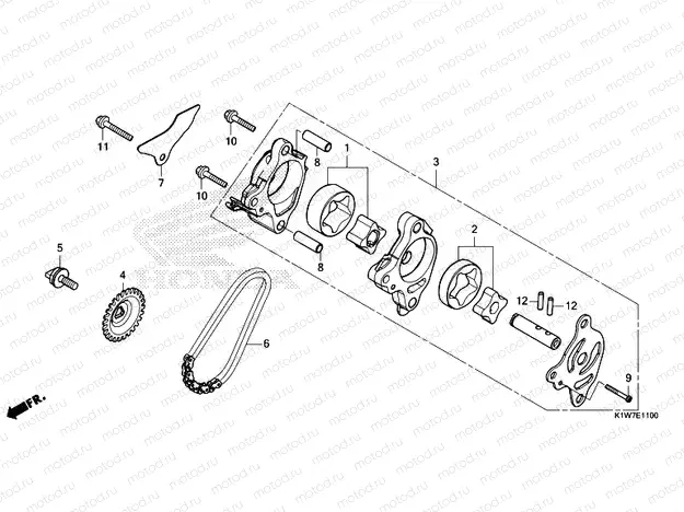 E-11 OIL PUMP