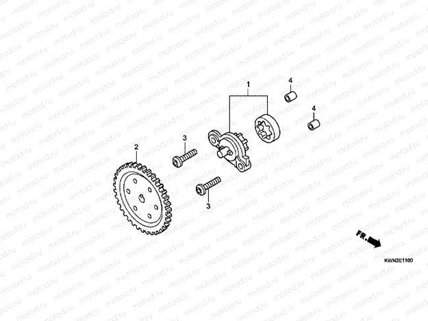 E-11 OIL PUMP