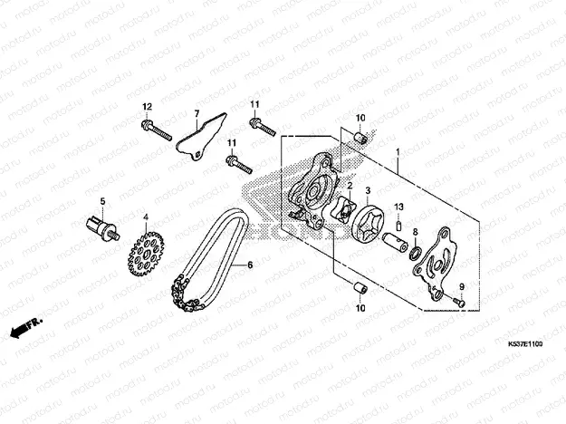 E-11 OIL PUMP