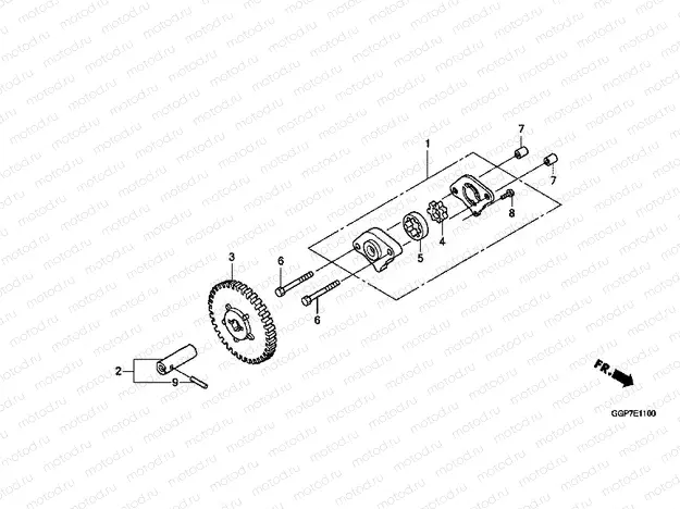 E-11 OIL PUMP