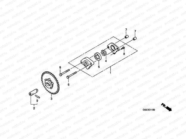 E-11 OIL PUMP