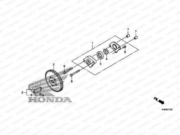 E-11 OIL PUMP