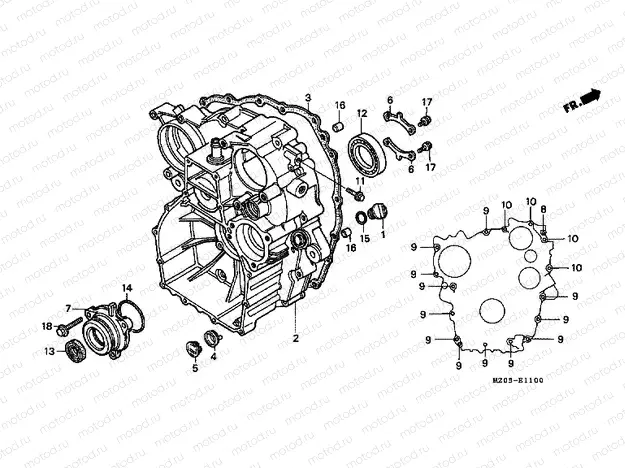 E-11 REAR HOUSING
