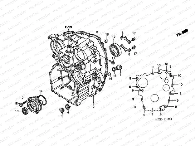 E-11 REAR HOUSING