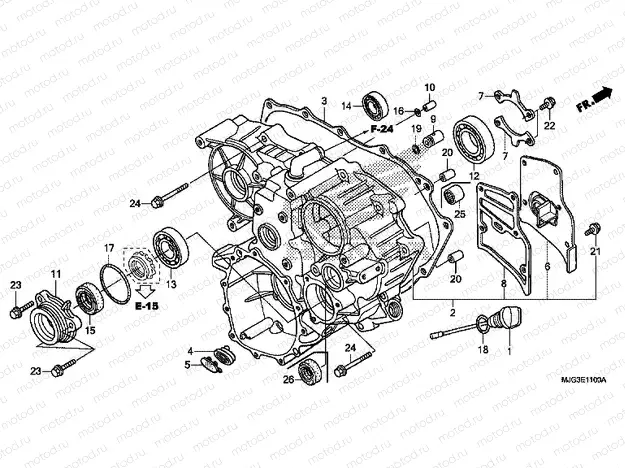 E-11 REAR HOUSING