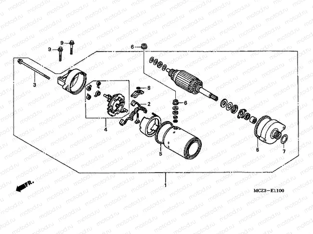 E-11 STARTER ENGINE