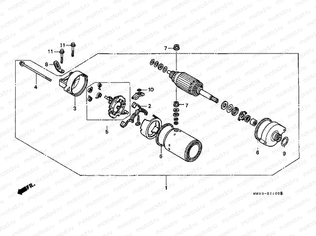 E-11 STARTER ENGINE
