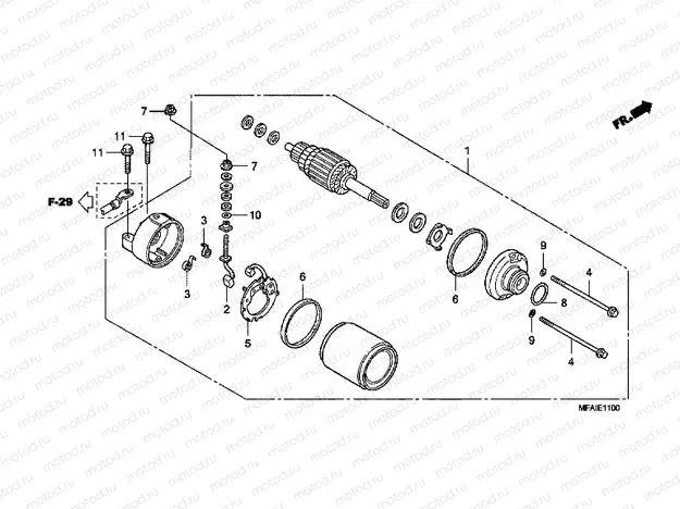 E-11 STARTER ENGINE