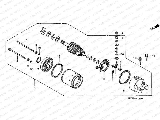 E-11 STARTER ENGINE
