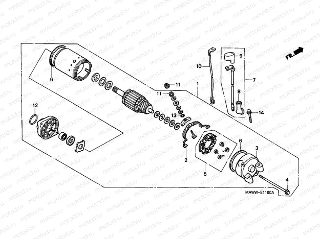 E-11 STARTING MOTOR
