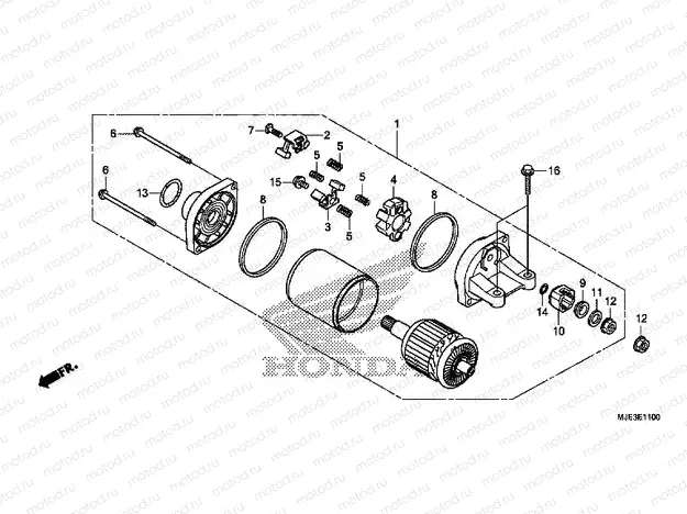 E-11 STARTING MOTOR