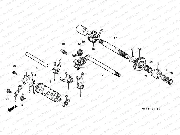 E-11 TRANSMISSION DRUM