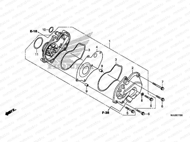 E-11 WATER PUMP