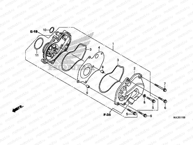 E-11 WATER PUMP
