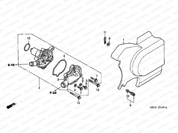 E-11 WATER PUMP