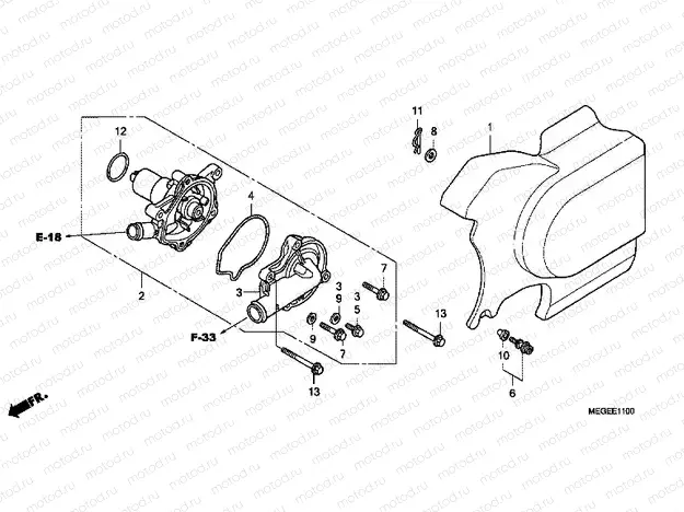 E-11 WATER PUMP