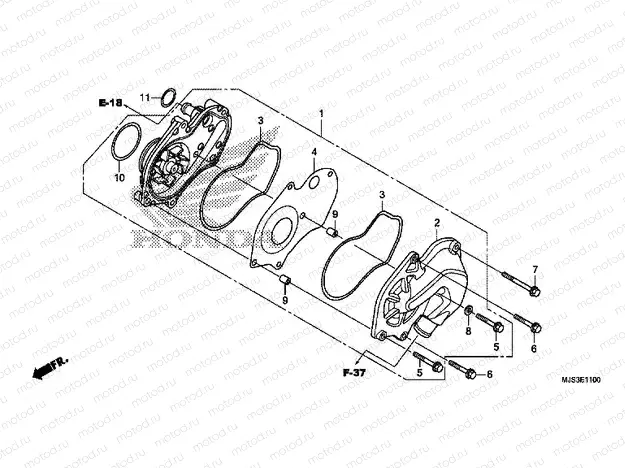 E-11 WATER PUMP