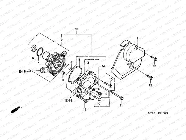 E-11 WATER PUMP