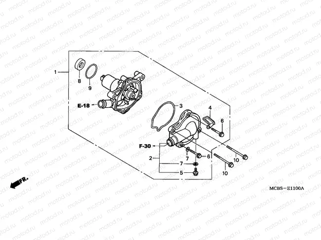 E-11 WATER PUMP