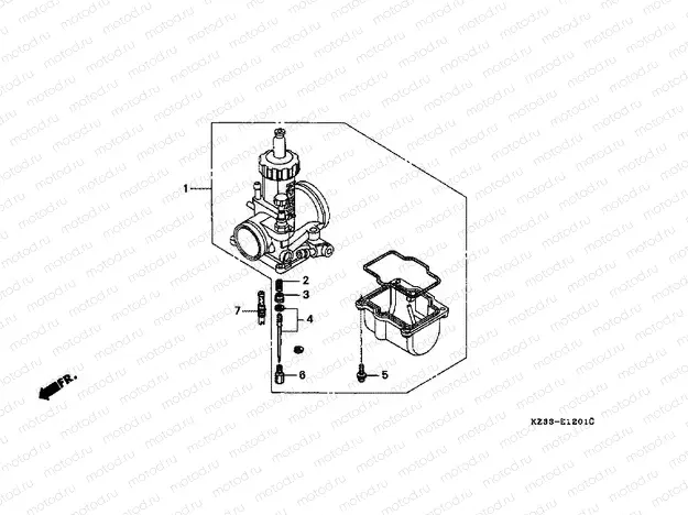 E-12-1 CARBURETOR OPTIONAL PARTS KIT