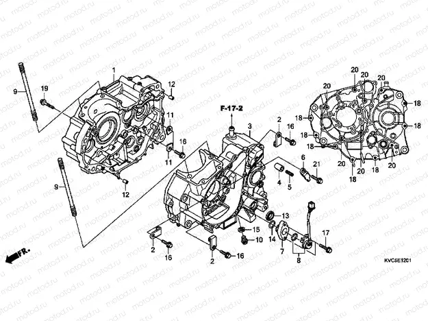 E-12-1 CRANKSHAFT (GLH125SH)