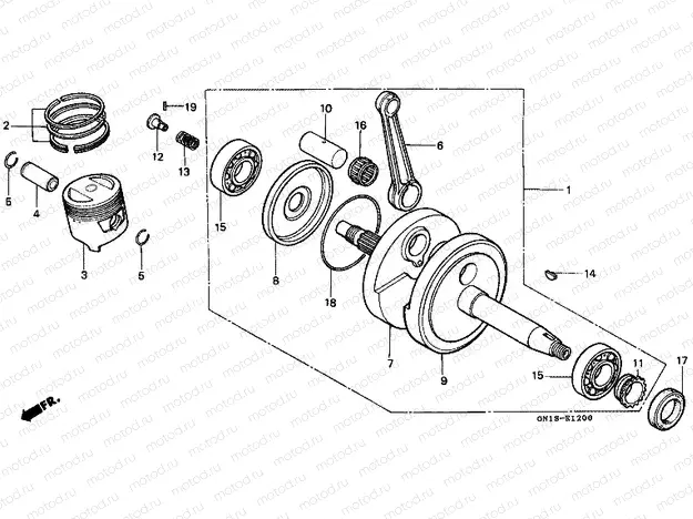 E-12 CRANKSHAFT
