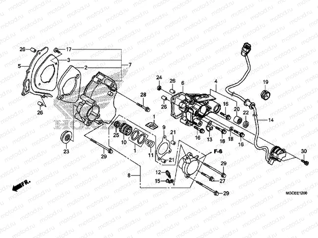 E-12 LEFT REAR COVER