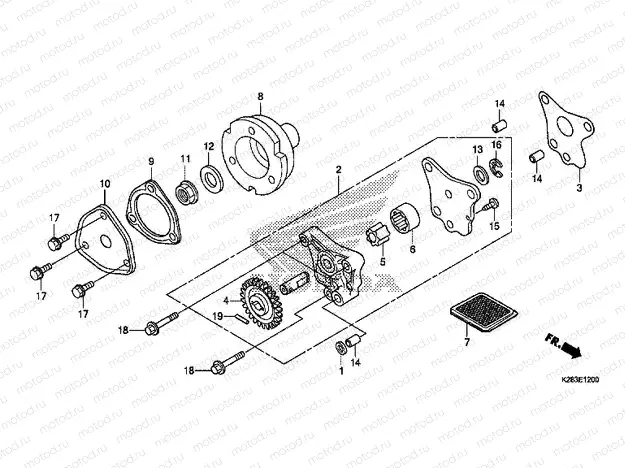 E-12 OIL PUMP