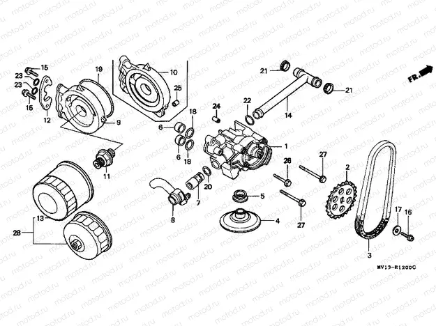 E-12 OIL PUMP / OIL FILTER