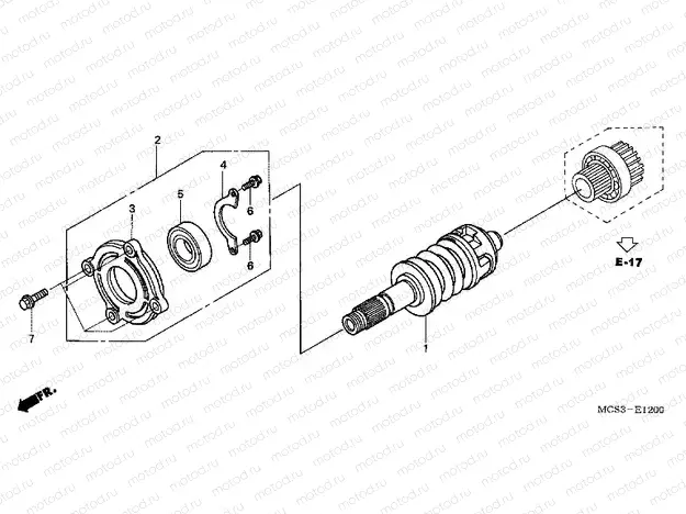 E-12 PRIMARY AXLE
