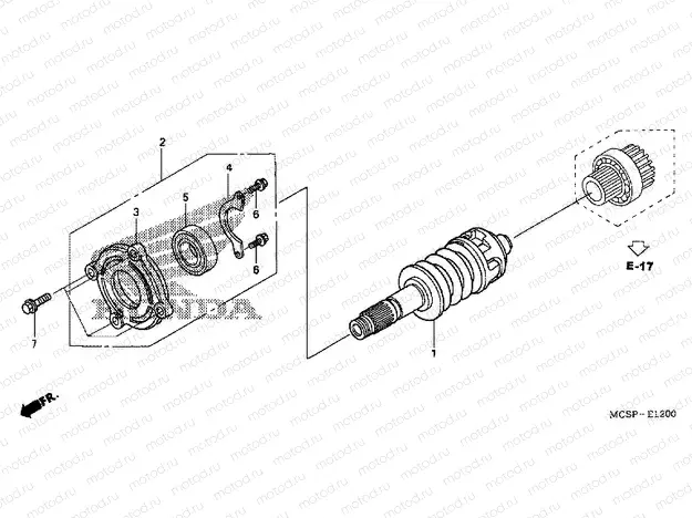 E-12 PRIMARY AXLE