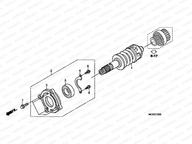 E-12 PRIMARY AXLE