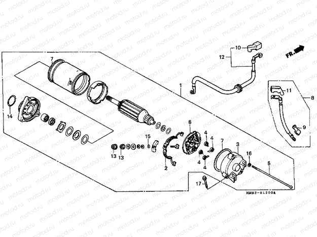 E-12 STARTER ENGINE